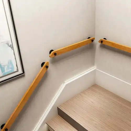 扶手室内靠墙实木楼梯老人阁楼防滑拉手幼儿园楼梯扶手