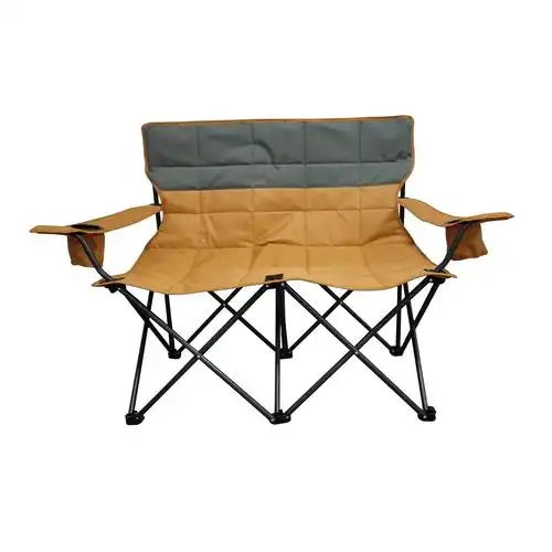 双人夹棉扶手椅户外折叠椅露营休闲双人椅情侣折叠凳116-阿里巴巴