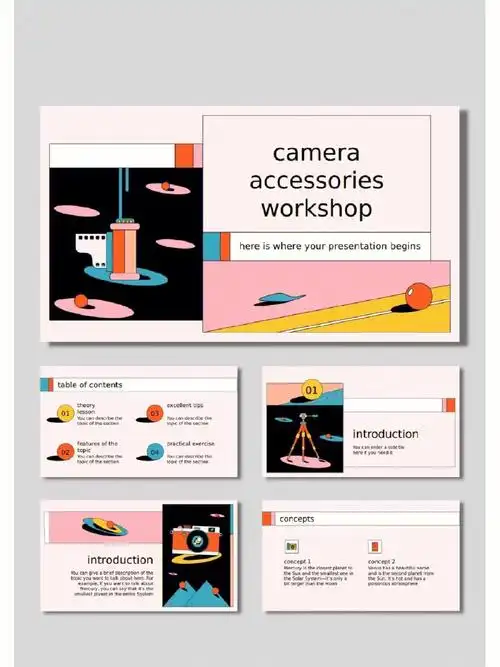 大学生英文ppt模板