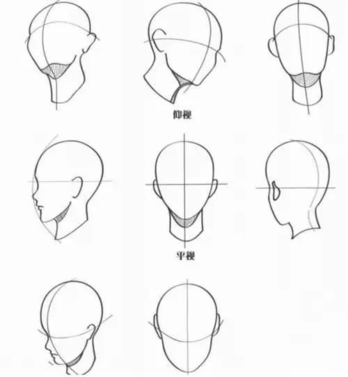 漫画人头的画法