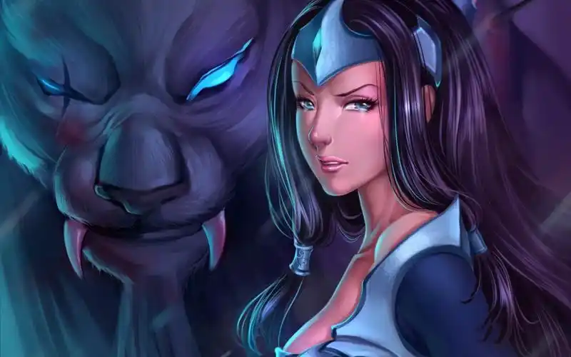 魔兽世界3月之女祭司图片电脑壁纸