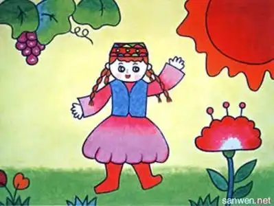 简笔画一年级下册的比赛画画