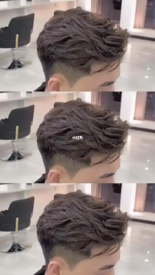 棕色男生标配发型泉州男士发型喜欢成熟稳重风格的发型标配少量的纹理