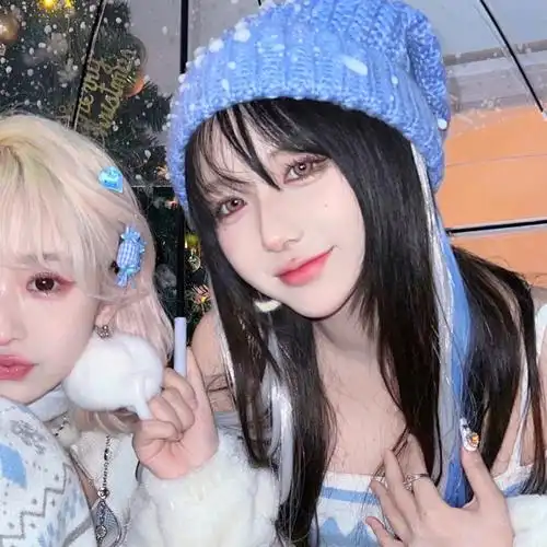 2021圣诞氛围感闺蜜头像