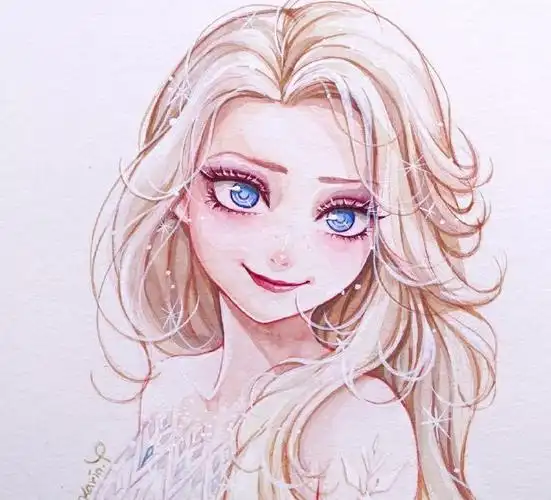 937893美丽大方又可爱#迪士尼##长发公主##闺蜜头像##女生头像