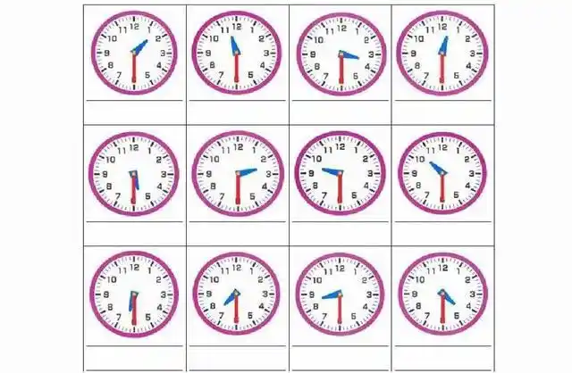 对于一年级的孩子来讲,认识钟表只是初步概念