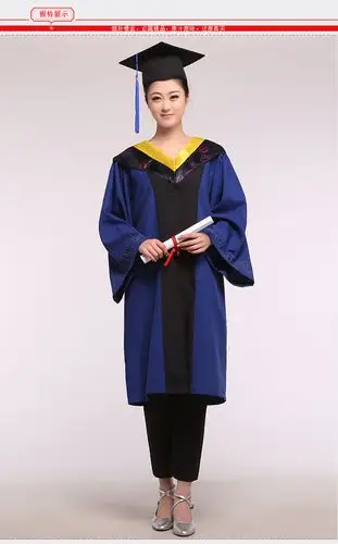 爱上舞 硕士服批发 文科垂布 学士帽 民国特价学生装 现货学位服图片