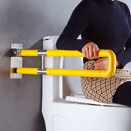 帝姆克马桶助力扶手卫生间安全上翻折叠老年人残疾人辅助扶手栏杆201