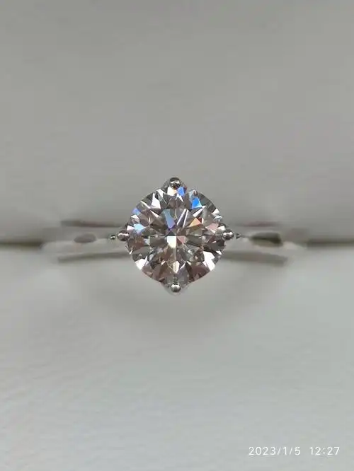 周大福绝版天鹅款fm系列1克拉钻戒原价86800