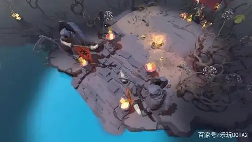 low poly map创意dota2地图皮肤实在是太酷了!