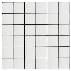 网红工程白色九宫格马赛克厨房阳台客厅背景自粘防水小白瓷砖