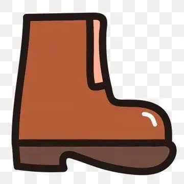 卡通靴子 半桶靴 卡通鞋子 卡通, 儿童简笔划, 卡通动漫物品, 半桶靴