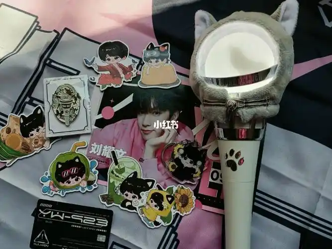 开箱刘耀文应援棒