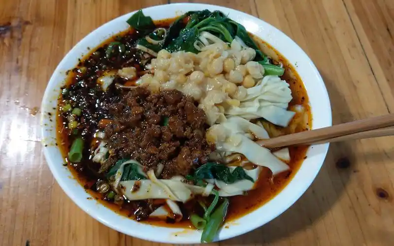 重庆小面之经典豌杂