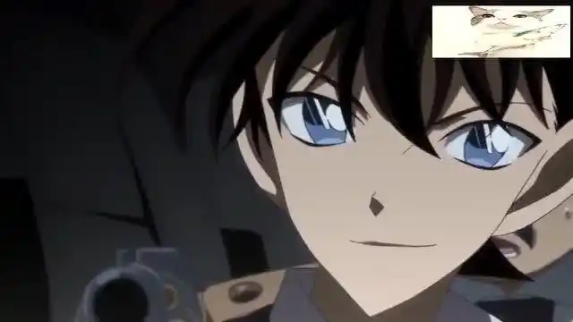 名侦探柯南:工藤新一霸气开枪,对着怪盗基德连开两枪?