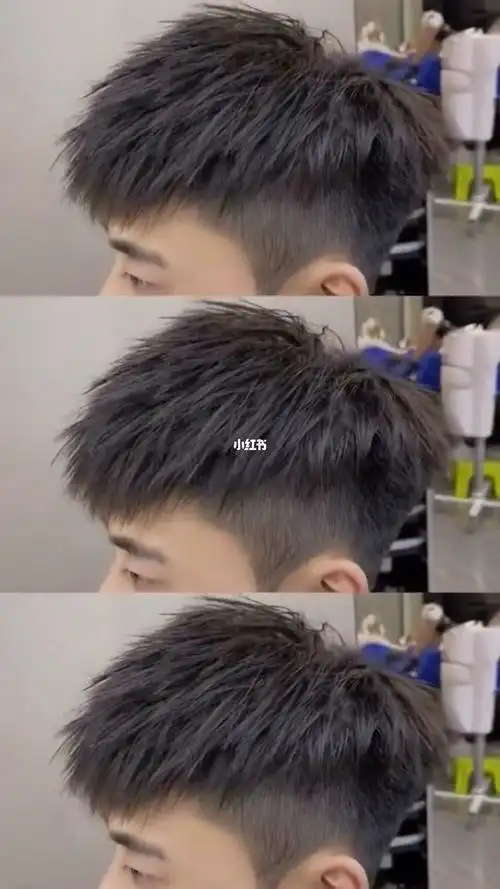 不挑脸型的发型男生短发长度6厘米这个好看