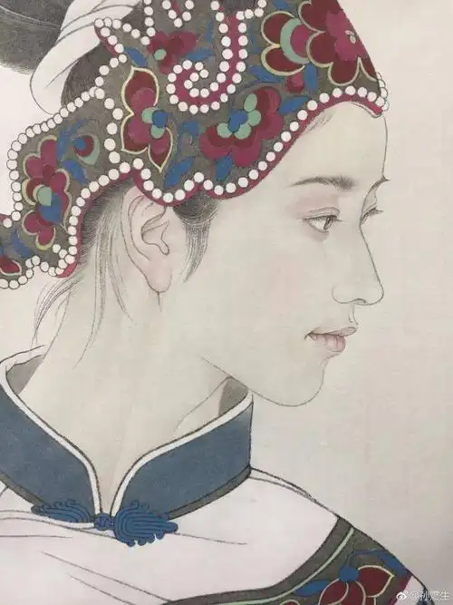 勾线,上色,晕染画工笔人物要求,功底扎实,造型能力强对线条运用,颜色