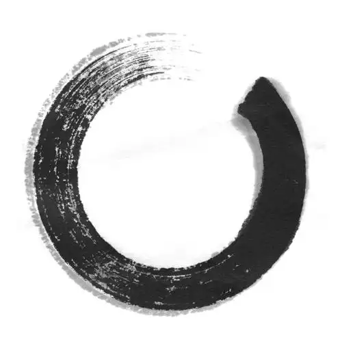 环形墨染图片中国风素材墨迹墨染环形