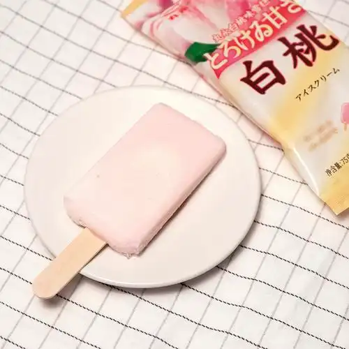 15支丸永白桃冰淇淋日式水蜜桃水果风味冰激凌雪糕冰淇淋