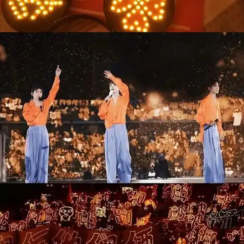 tfboys应援头箍tfboys八周年演唱会应援灯牌手灯胸牌发箍四叶草啵发光