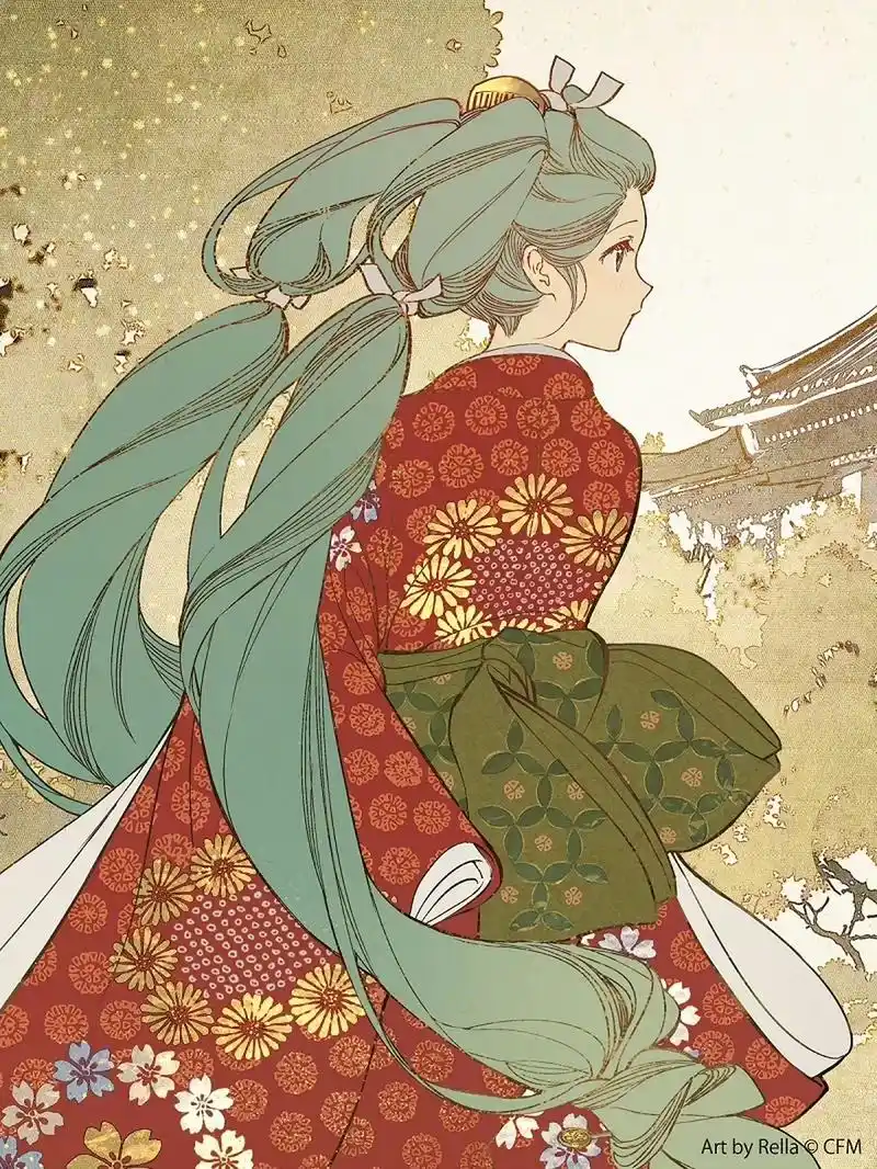 插画# rella绘 初音未来 公主