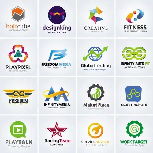 商业数据概念商标设计