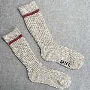 不退不换 镇店之宝 店主个人喜欢的一双袜子mhl～日式粗线女袜