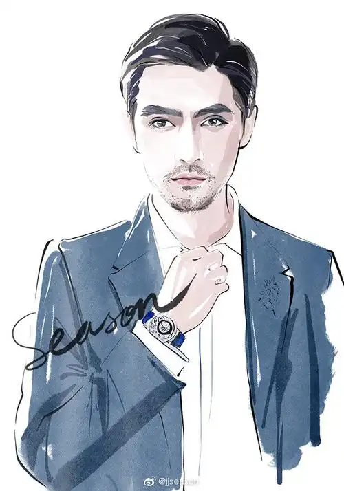 胡歌0920生日快乐##season明星插画