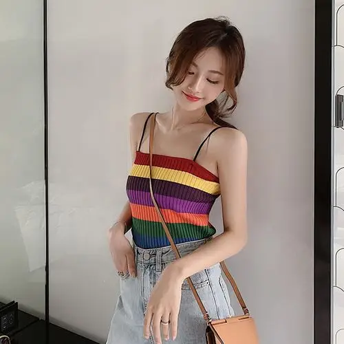 泫雅风吊带背心你也可以做性感小野马02