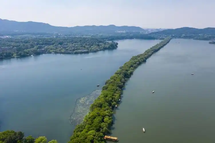 高清杭州苏堤图片 苏堤旅游景点真实照片风景
