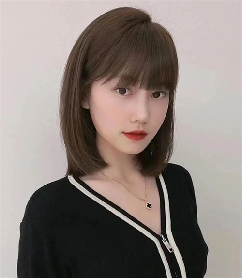 一刀切短直发 率性酷炫时髦_女生短发 - 美发站