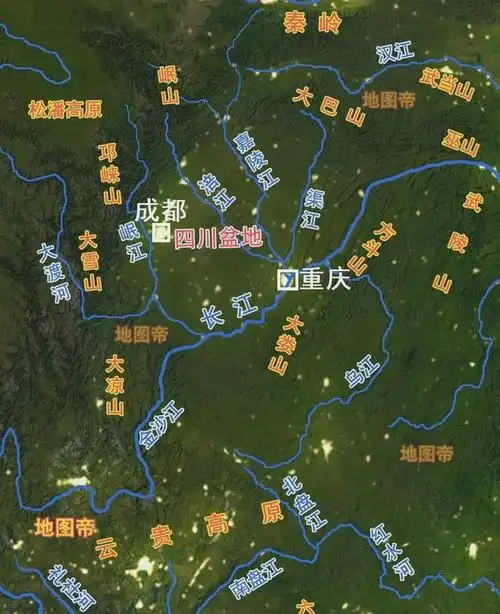 四川盆地三大机场,在成都和重庆,航拍一目了然|江北|大巴山|重庆市