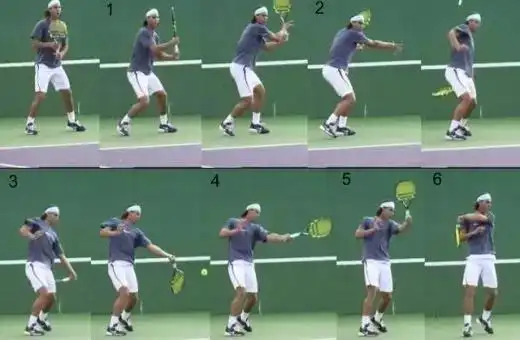 网球正手击球手臂用力如何用力答:一,正手击球的发力要素左臂引拍