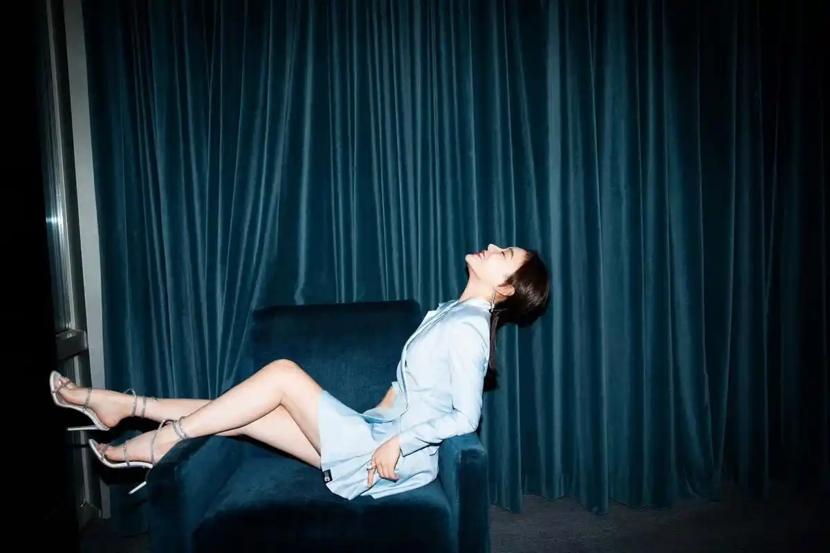 袁姗姗  高跟凉鞋美腿