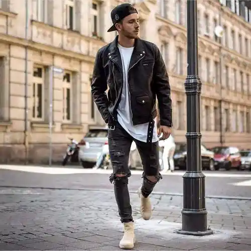 男士牛仔裤怎么搭配 牛仔裤配啥外套好看男插图