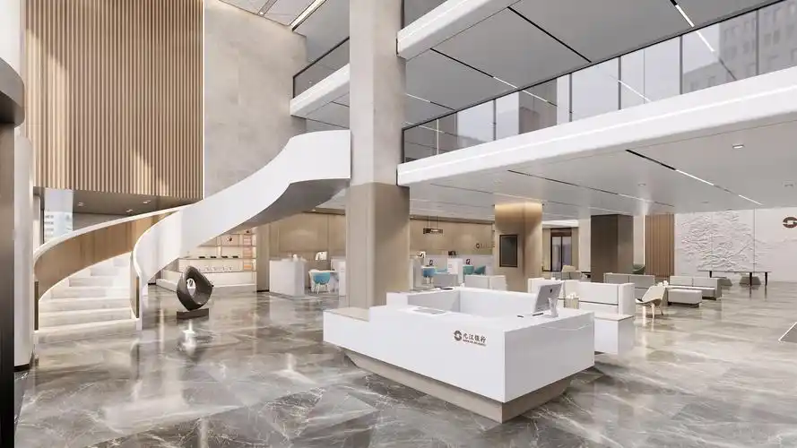 九江银行|空间|商业空间设计|wei魏武 - 原创作品 - 站酷 (zcool)