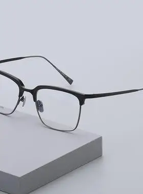木村拓哉同款男款眉线半框眼镜框
