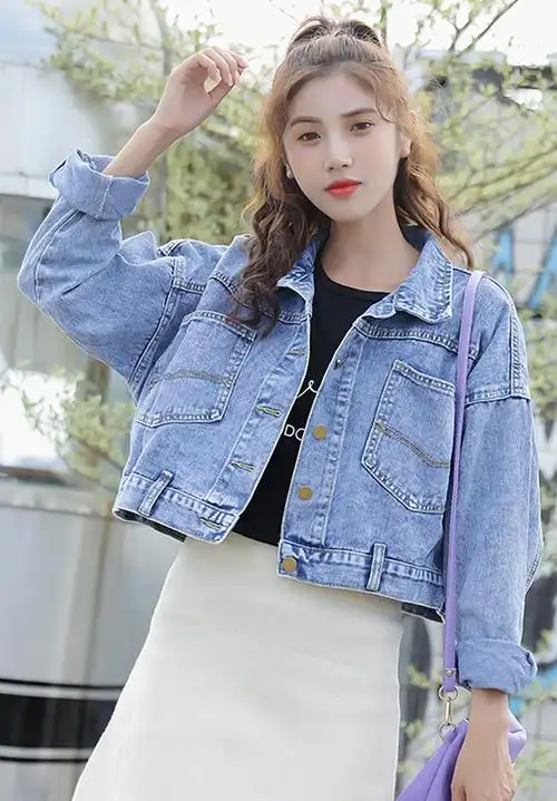 牛仔衣女韩版