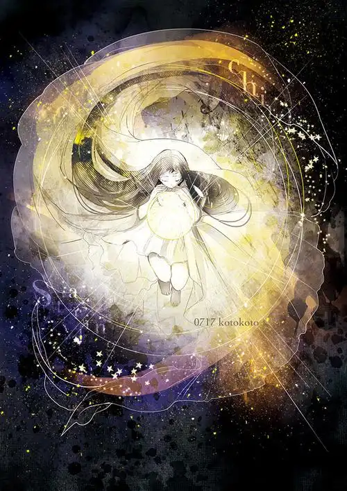 动漫 二次元 卡通 插画 意境图 小清新 复杂 原创 手机壁纸高清 长发