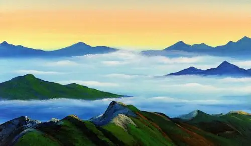 巍峨高耸的黄山美景,景色迷人,令人赞叹不绝