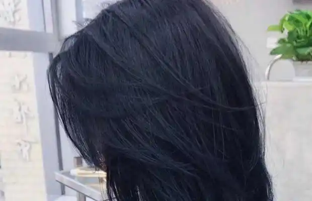 染蓝黑色头发是需要漂的,因为染蓝色的头发是需要褪色的,要先褪色才能