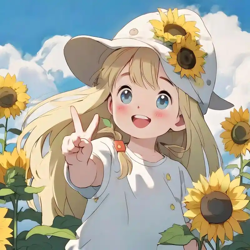 积极向上的向日葵可爱情头