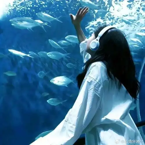 蓝色系女头##蓝色治愈系##小清新女生头像##女生头像