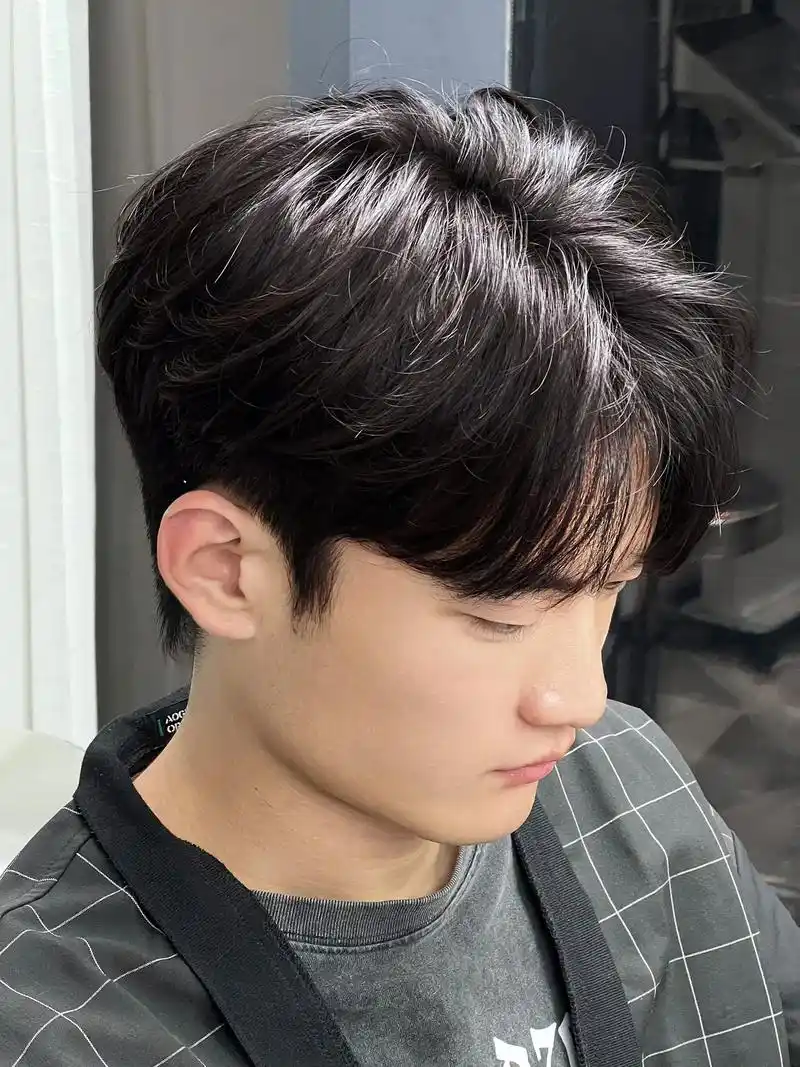 成功上车啦 头发细软发质也能烫的发型 头顶气垫烫做蓬松 韩式碎盖是