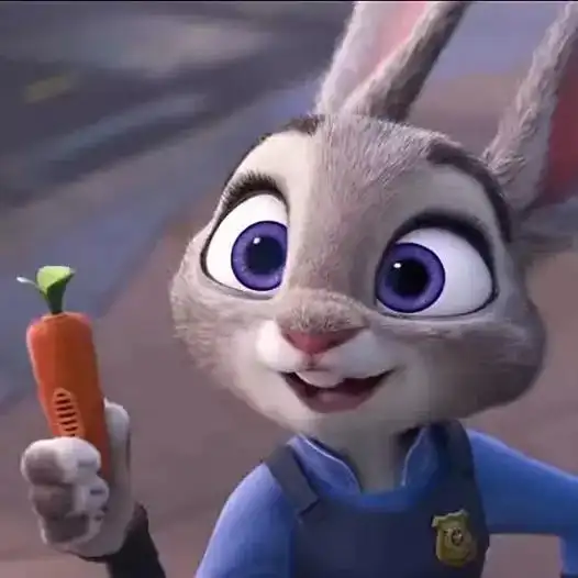 是兔子警官啊 疯狂动物城头像(一) #流量 #疯狂动物城#兔 - 抖音