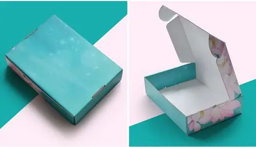 彩色飞机盒现货盒快递纸盒批发内衣包装盒服装纸箱瓦楞