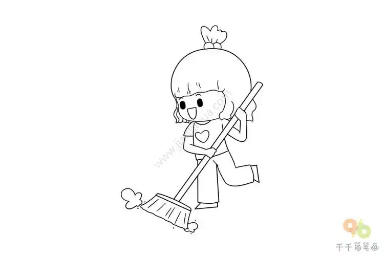 熊孩子日记系列 做一个勤劳的孩子_熊孩子日记简笔画