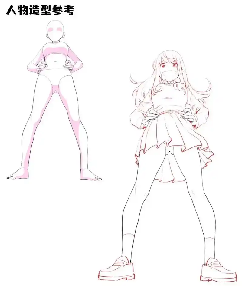 角度极其刁钻——人体如何练习#画画 #动漫人物绘画 #二次元 - 抖音