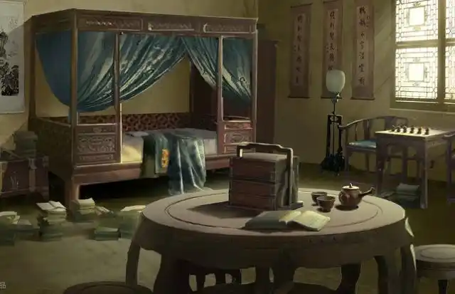 插图:一组东方游戏室内经典古风场景图片分享