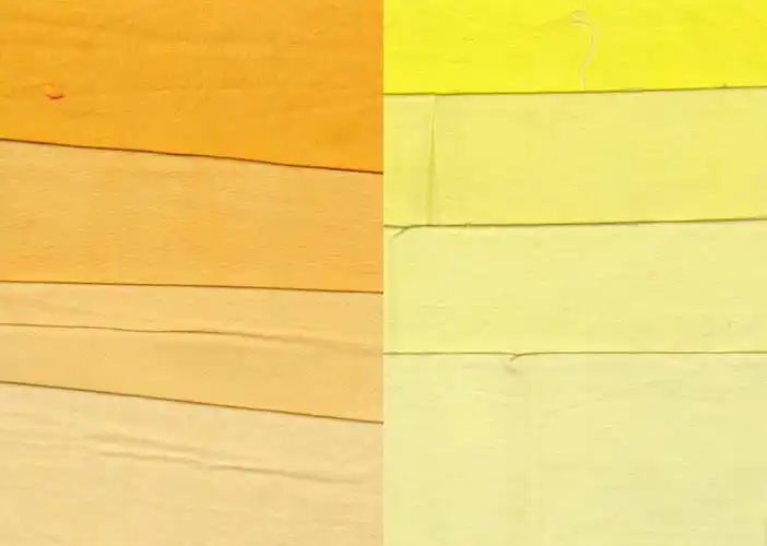 黄与荧光黄的布样渐变图